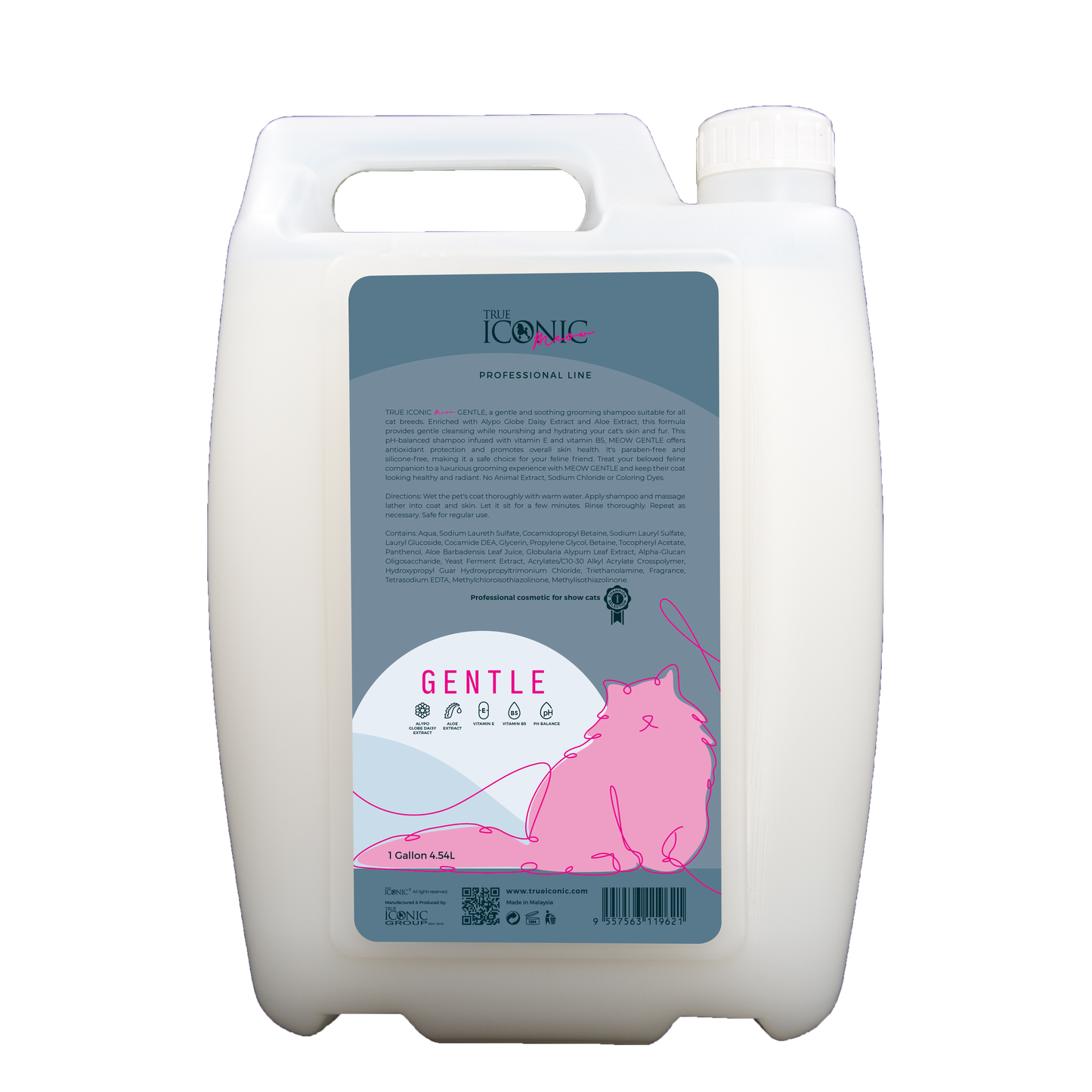 True Iconic Meow Gentle Shampoo (400ml/4.54L)