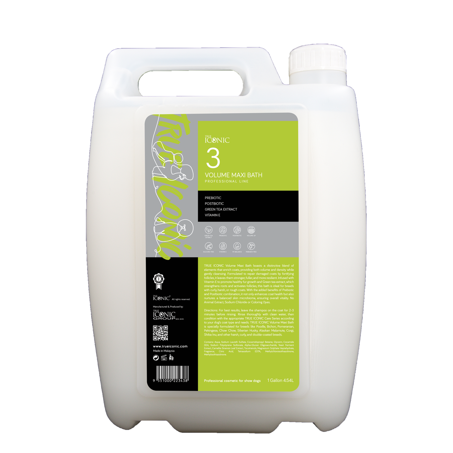 True Iconic Volume Maxi Bath (400ml/4.54L)