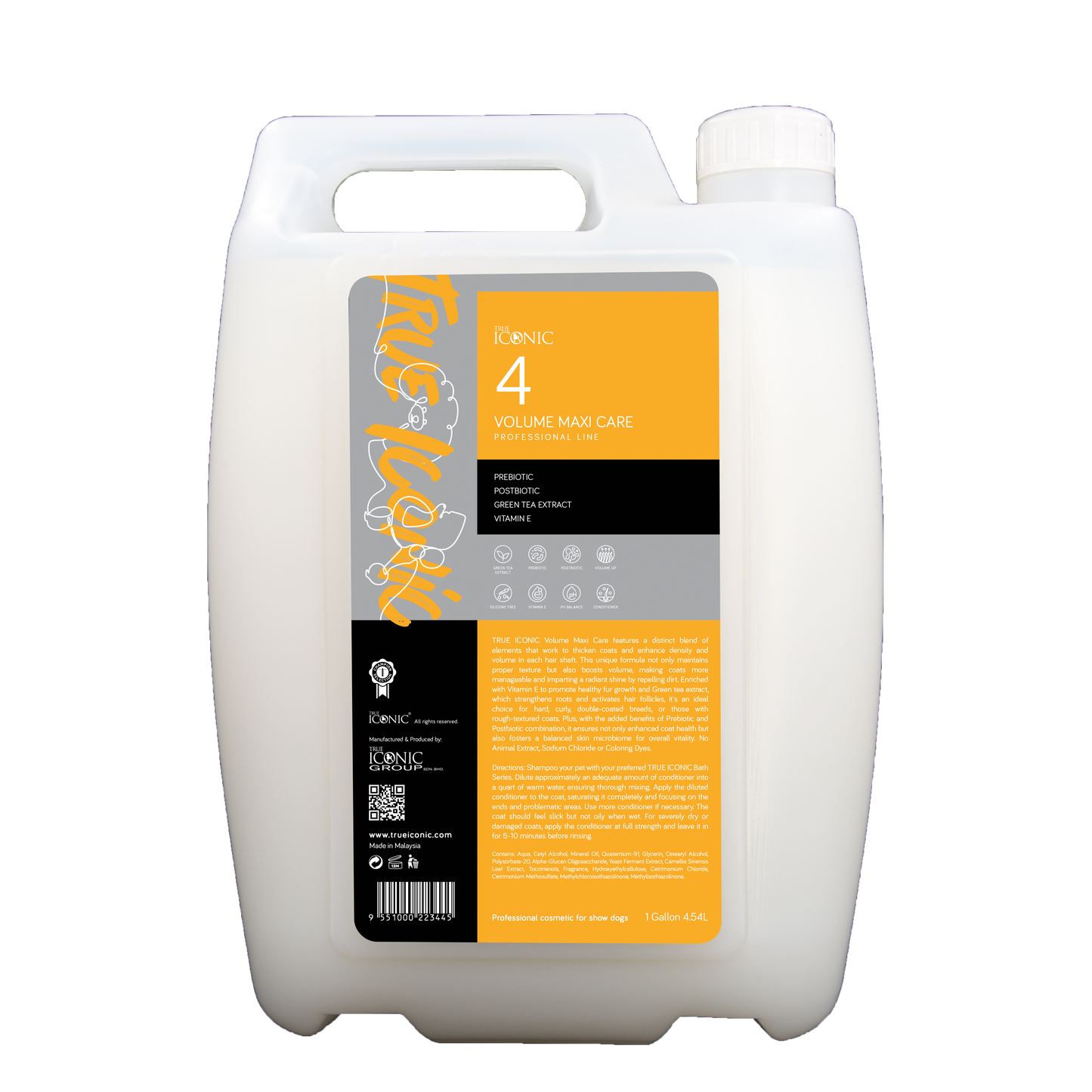 True Iconic Volume Maxi Care (400ml/4.54L)